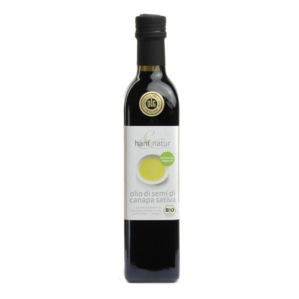 Hanf&amp;natur canapa olio di semi bio 500 ml