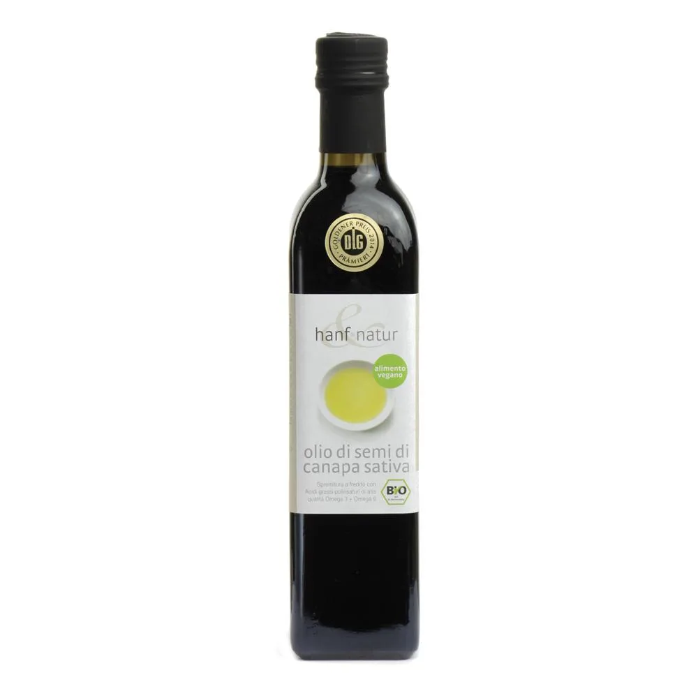 Hanf&amp;natur canapa olio di semi bio 500 ml