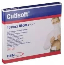 Cutisoft Garza 10x10cm 6pezzi
