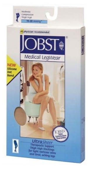 Jobst Us 15-20 mmhg Collant Elastico Nero Taglia 5