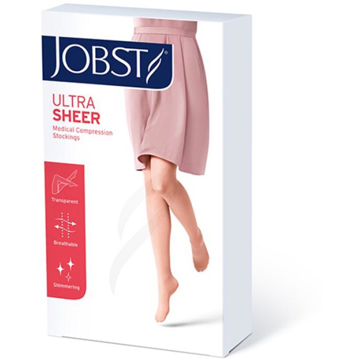 Calza compressiva jobst ultrasheer 10-15mmhg collant visone 2