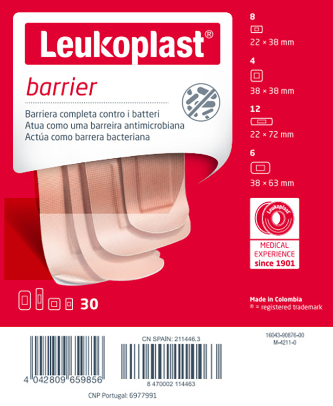 Leukoplast Barrier 30 Cerotti Assortiti