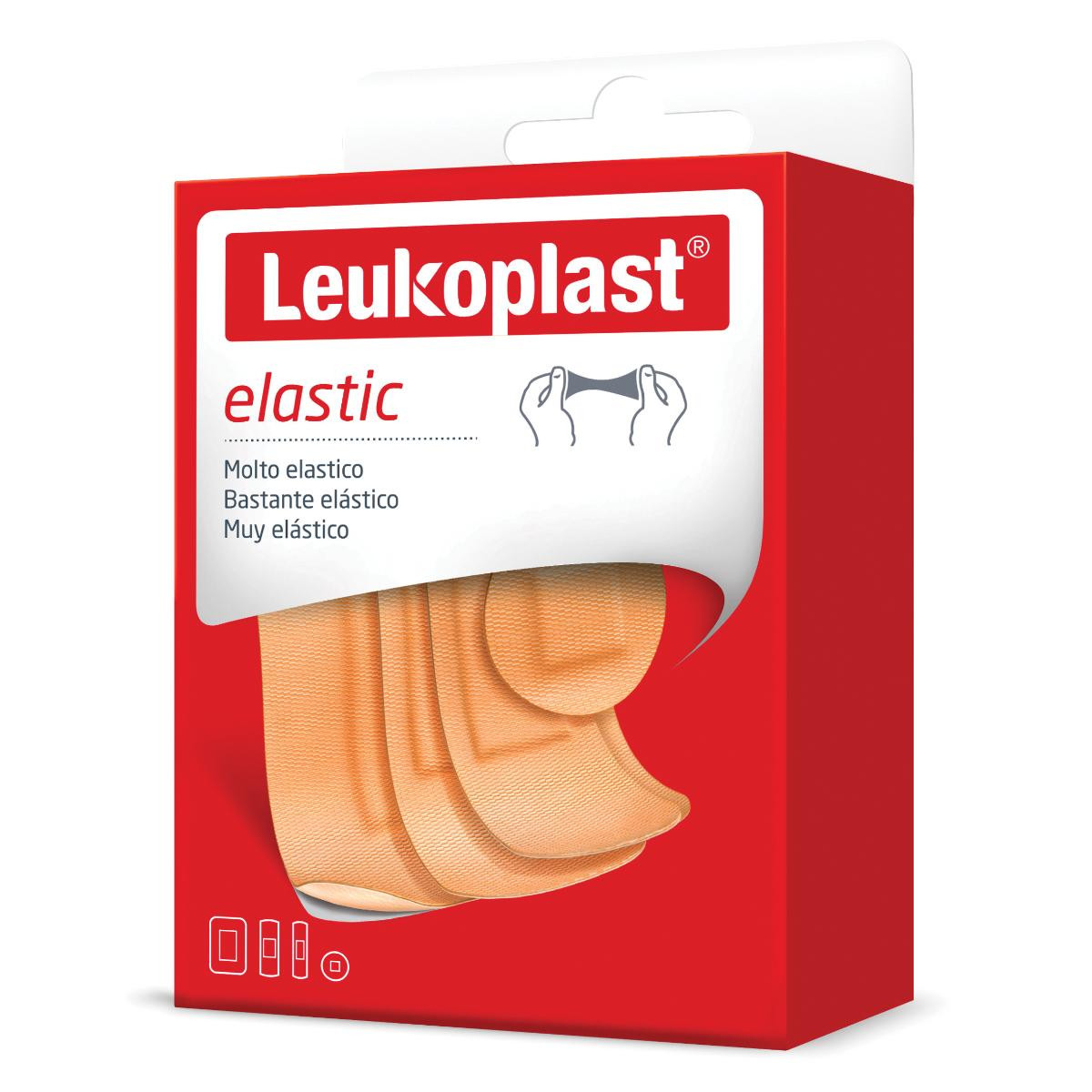 Leukoplast Elastic 40 Pezzi 4 Misure Assortite