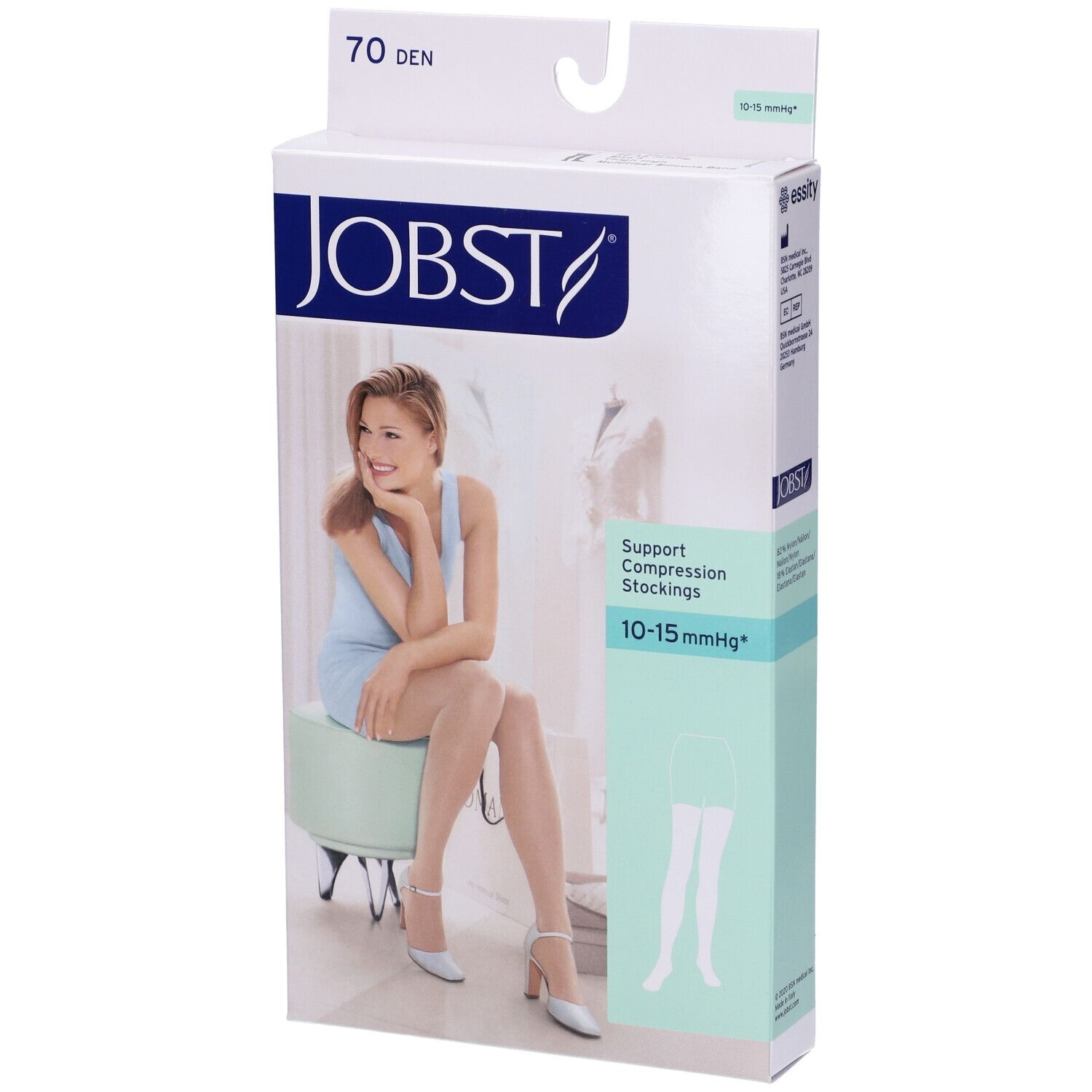 Jobst Calza Autoreggente 70 Denari 10-15mmhg Colore Naturel Taglia 3