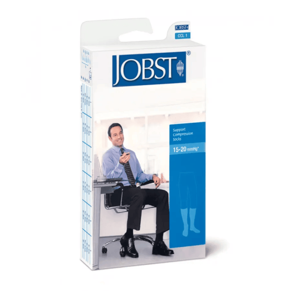 Jobst For Men 15-20 mmHg Gambaletto Nero Taglia 2