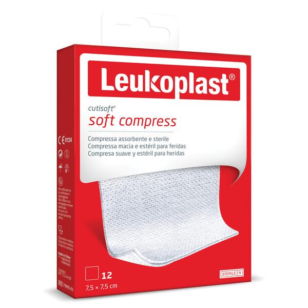 Cutisoft Compresse Sterili di Garza Idrofila TNT 7,5x7,5cm 12 Pezzi