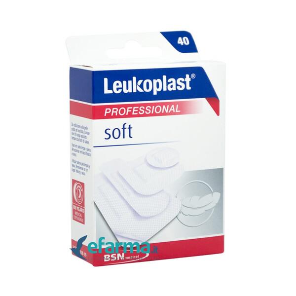 Leukoplast Soft White - Cerotto Delicato, 40 cerotti Assortiti
