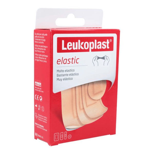 Leukoplast Elastic Cerotti Assortiti 4 Formati 40 Pezzi