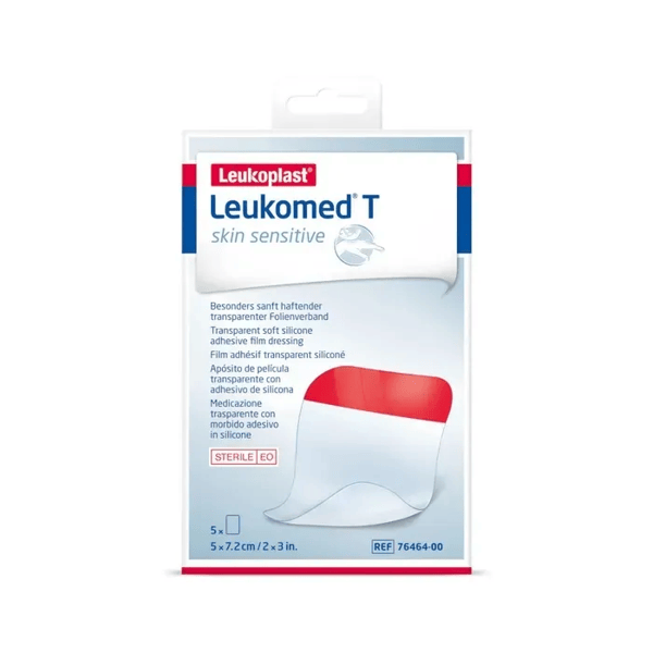 Leukomed T Skin Sensitive 5x7,2 cm 5 Pezzi