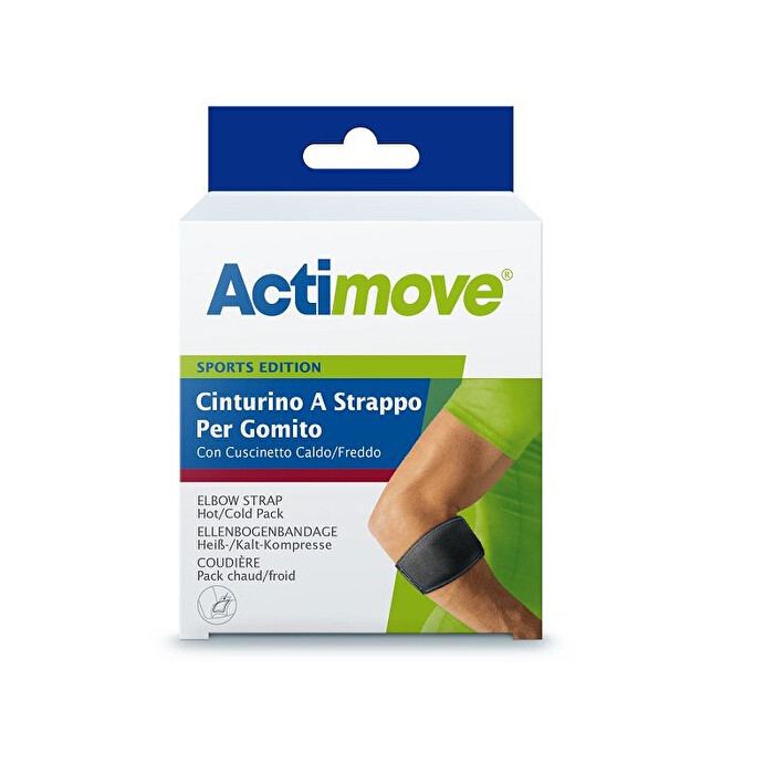 Actimove sports edition cinturino a strappo per gomito con cuscinetto caldo/freddo universale