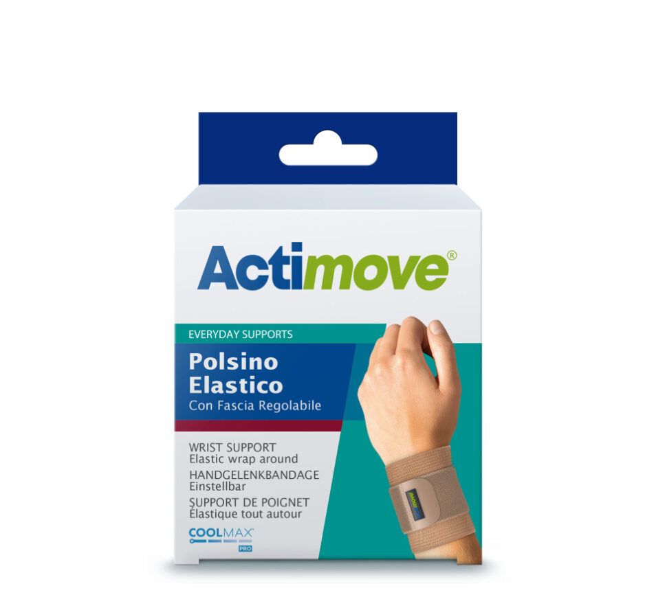 Actimove Everyday Supports Polsino Elastico Con Fascia Regolabile Colore Beige Taglia Universale