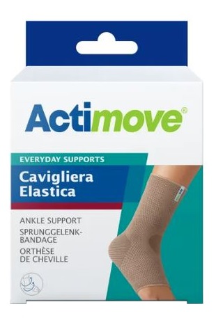 Actimove Cavigliera Elastica Everyday Supports Beige Tg.s — confronto prezzi