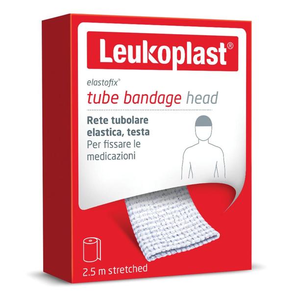 Leukoplast Elastofix - Rete Tubolare elastica per medicazione alla Testa, 2,50m