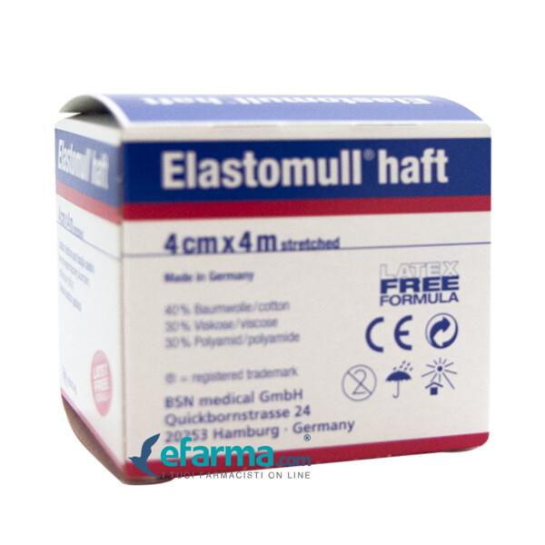 Elastomull Haft Benda Di Fissaggio Elastica Autoaderente cm 4x4 m