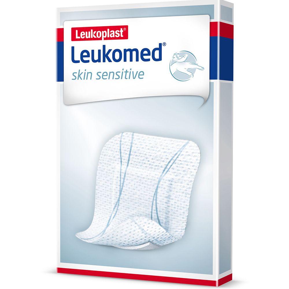 Medicazione in tnt adesivo leukomed skin sensitive sterile 8x10 cm 5 pezzi — confronto prezzi