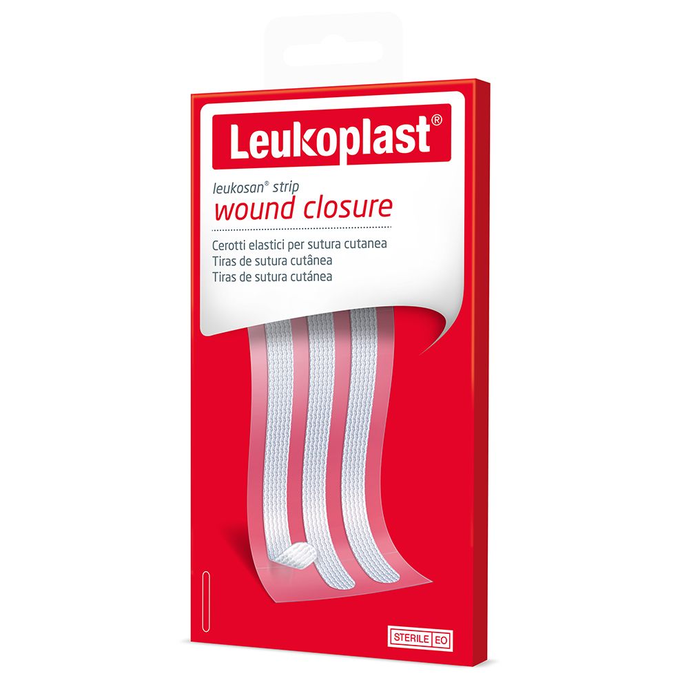 Leukoplast Leukosan Strip cerotti per sutura cutanea sterile 10 pz Cerotto