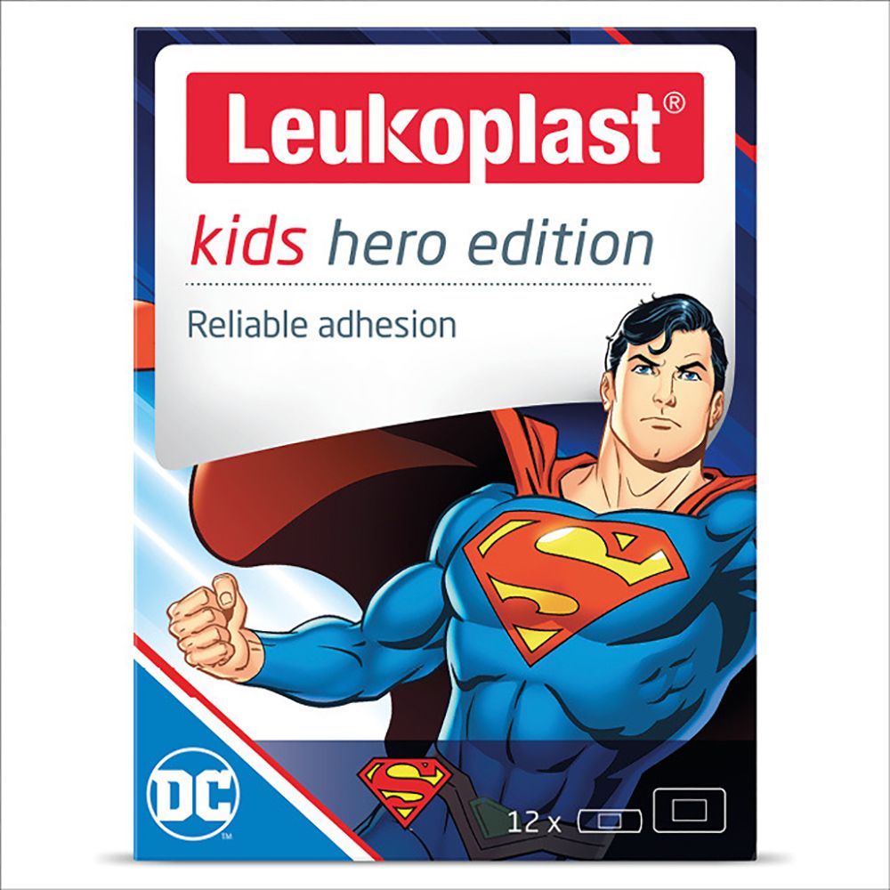 Leukoplast Kids Hero Edition cerotti assortiti con stampa per bambini 12 pz Cerotto