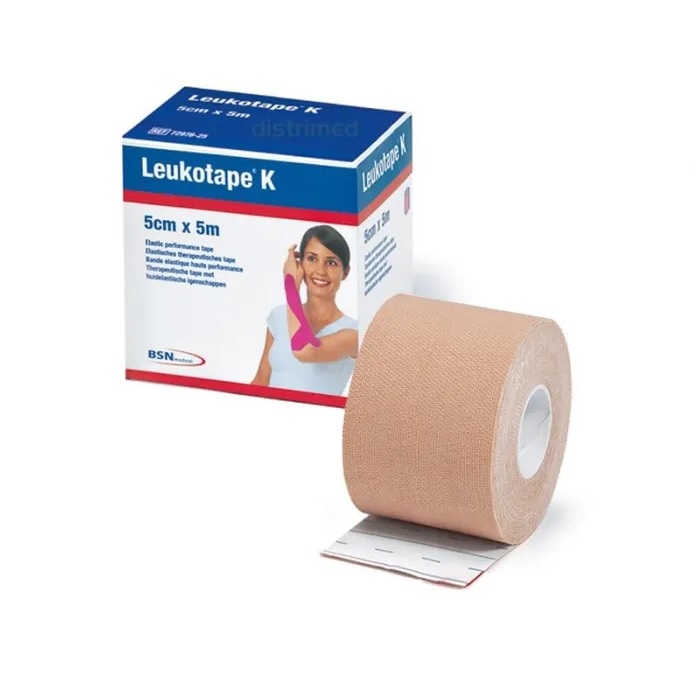 Actimove Leukotape K Taping Fisioterapico In Rotolo Carne 5cm X 5 Metri