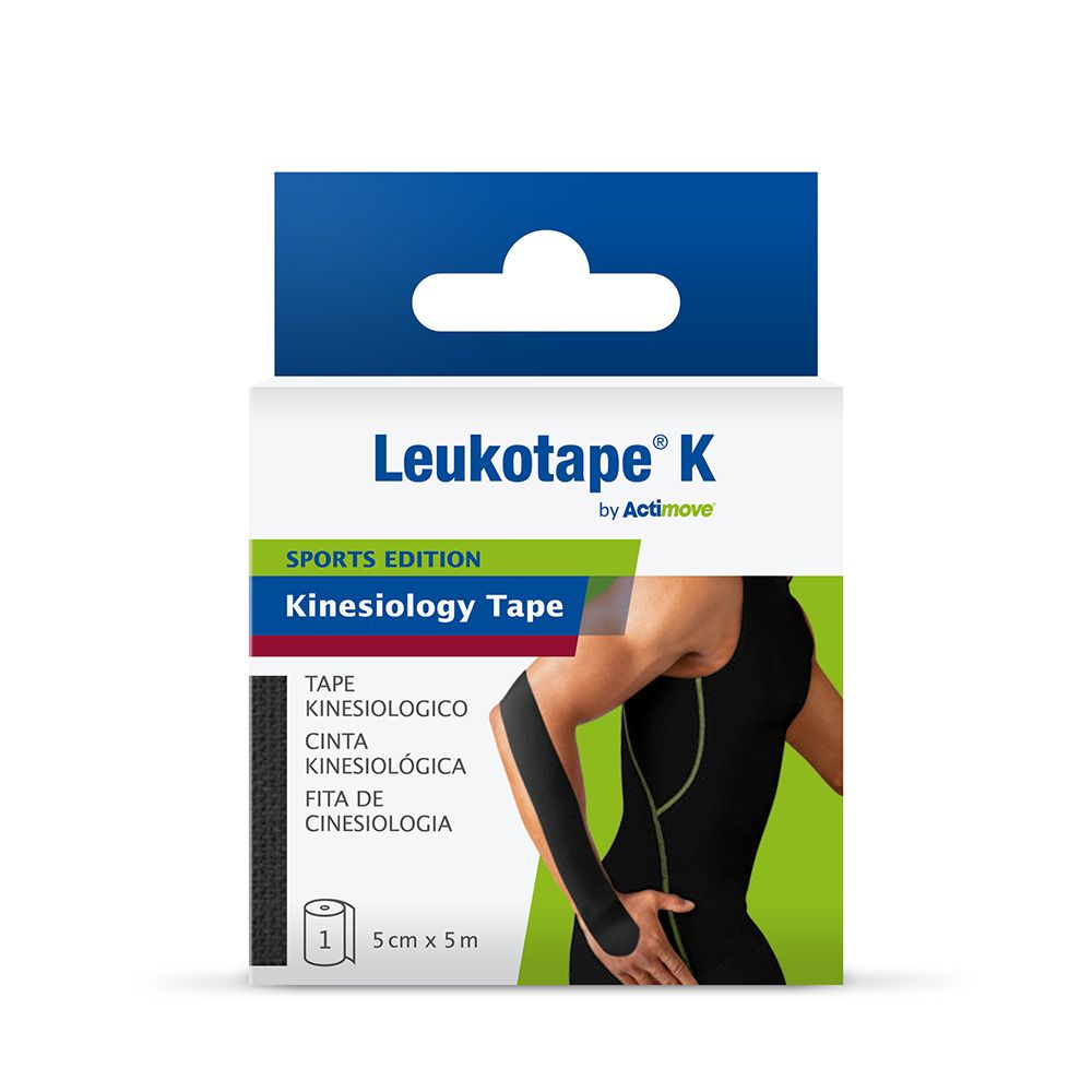 Actimove Sports Edition, Leukotape K tape kinesiologico color nero 1 St