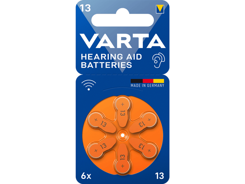 Varta Batterie per Apparecchi Acustici Tipo 13 (blister 6 pz.)