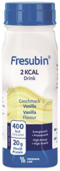 Fresenius Kabi Fresubin 2kcal Drink Vaniglia Integratore Iperproteico Nutrizionale, 4 Flaconi x 200ml