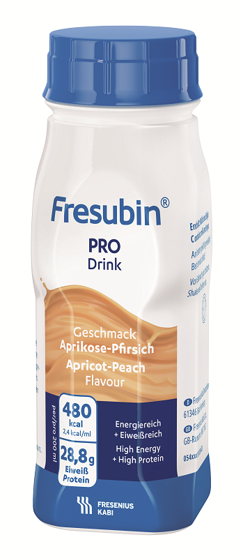 Fresubin pro drink albicocca-pesca 4 flaconi x 200 ml — confronto prezzi