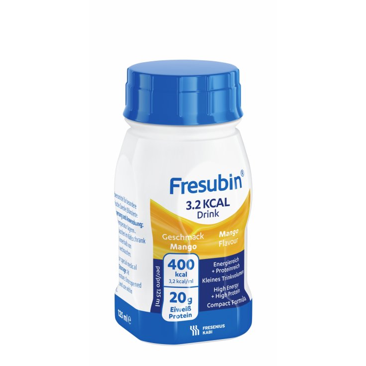Fresubin 3,2 Kcal Drink Mango Bevanda Iperproteica 4 X 125ml