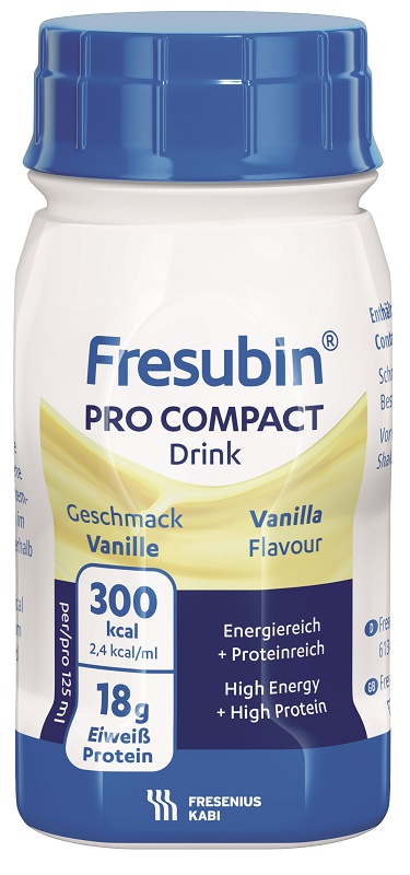 Fresubin Pro Compact Drink Supplemento Nutrizionale Orale Iperproteico Per Malnutrizione Gusto Vaniglia 4 X 125ml — confronto prezzi