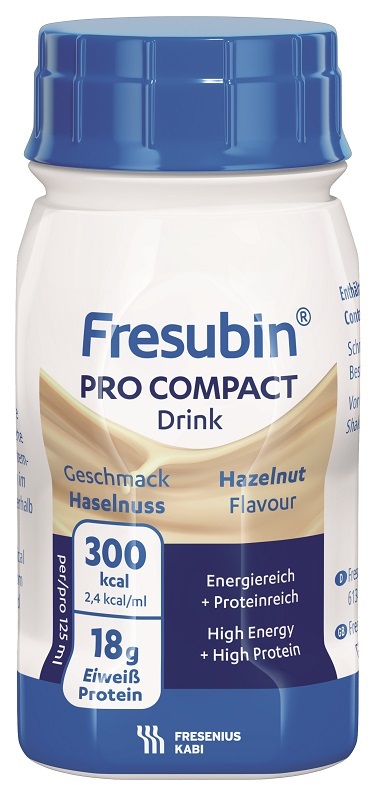 Fresubin pro compact drink nocciola 4 flaconi da 125 ml