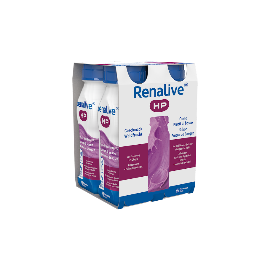 Renalive hp gusto frutti di bosco 4 flaconi da 200 ml senza glutine — confronto prezzi