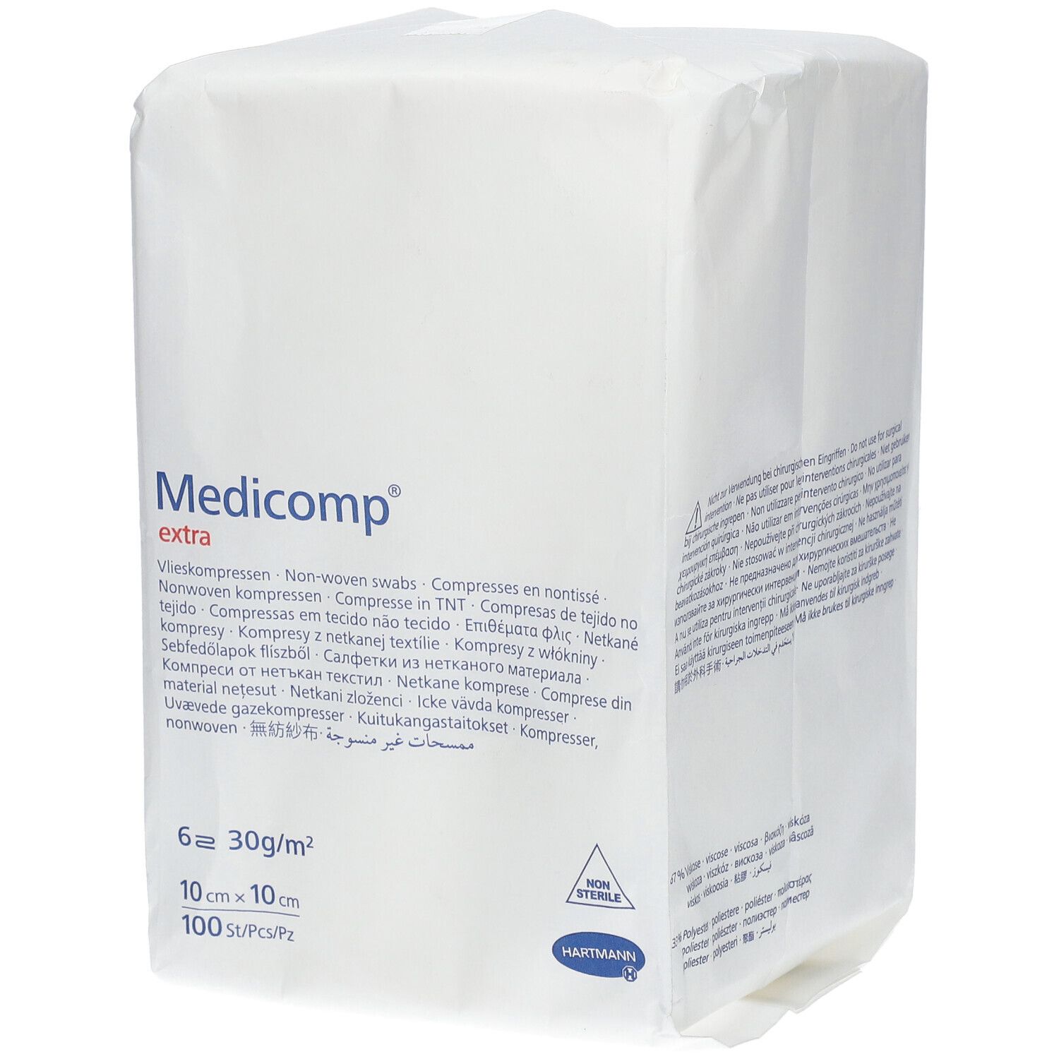 Hartmann Medicomp® Extra 6 Strati Non Sterili 10 x cm 100 pz Compresse
