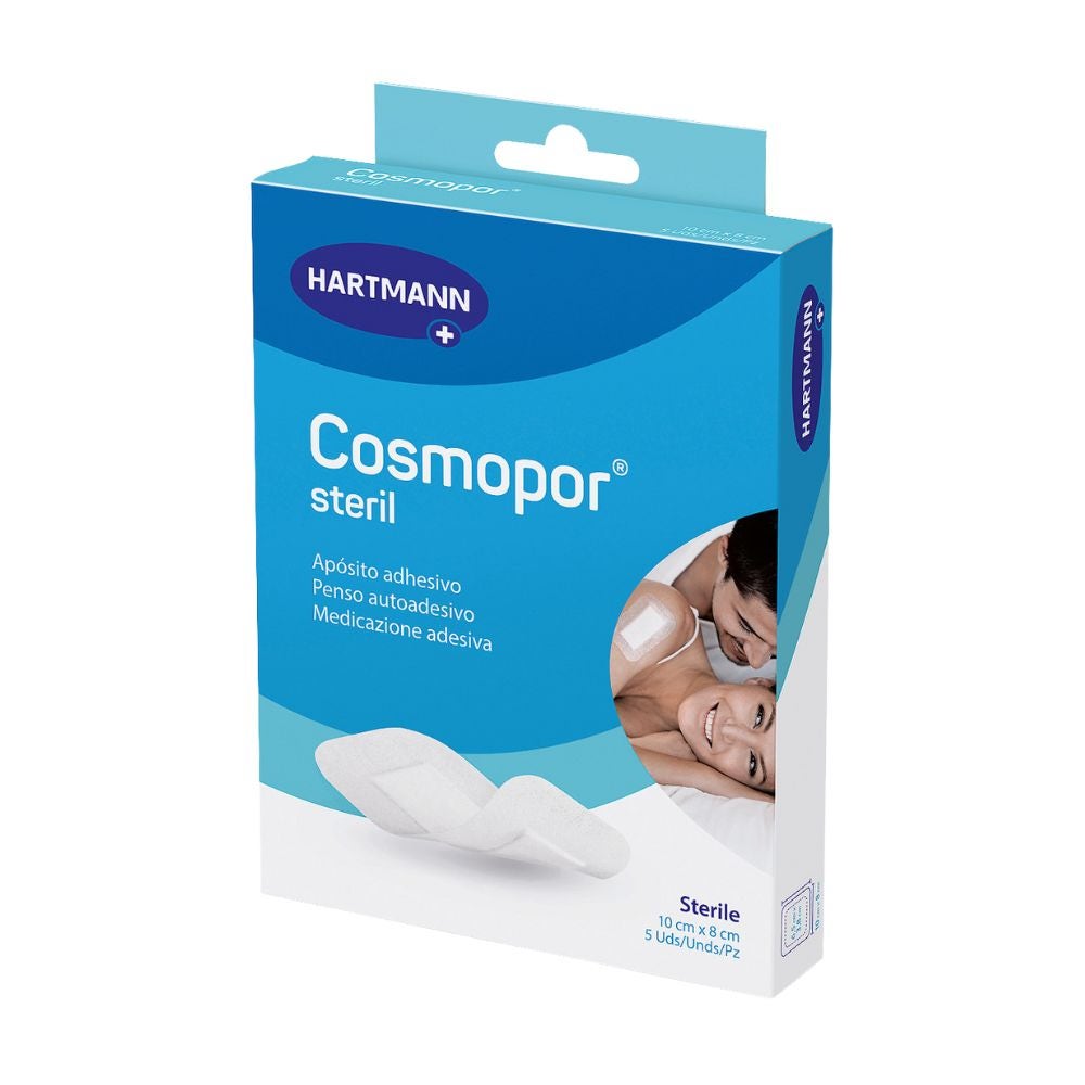 Hartmann Cosmopor Steril Medicazione Adesiva in TNT Sterile 10 x 8 cm, 5 medicazioni — confronto prezzi