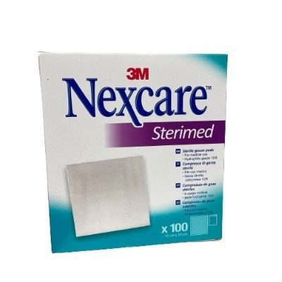 3M Nexcare Sterimed - Compressa di Garza Sterile 12/8 18cm x 40cm, 12 garze