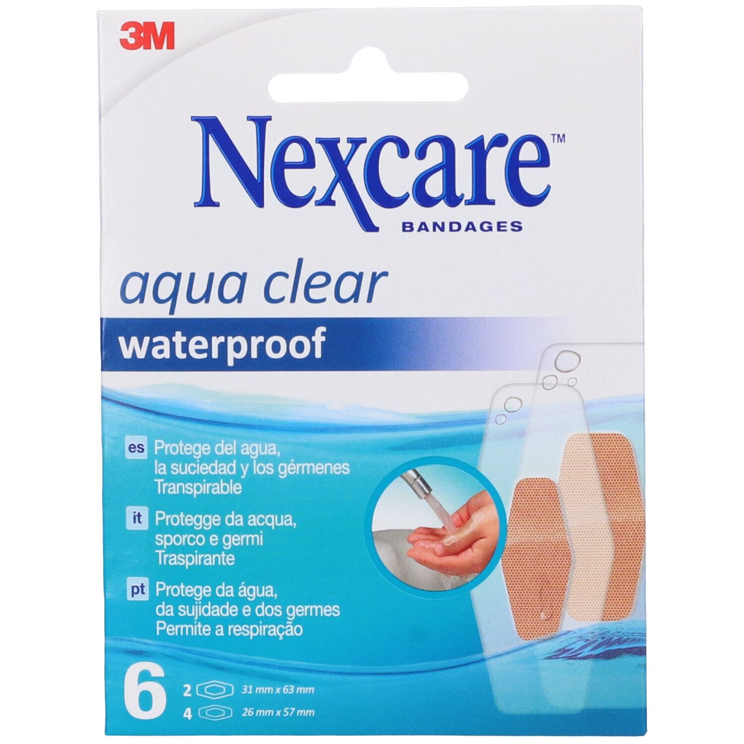 3M Nexcare™ aqua 360° 6 pz Cerotto