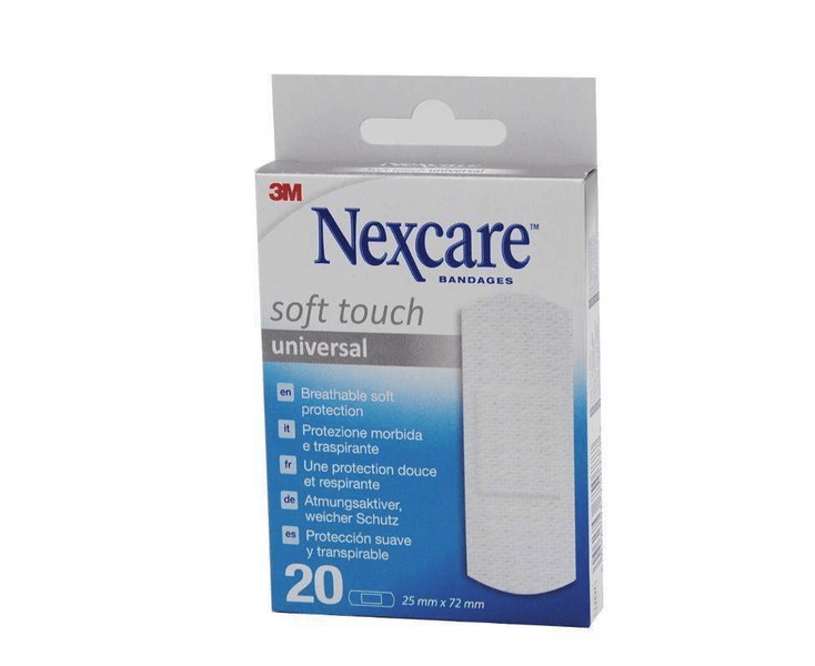 Nexcare 3M Soft Touch Cerotti Preparati N0520ns-1 25x72 mm 20 Pezzi