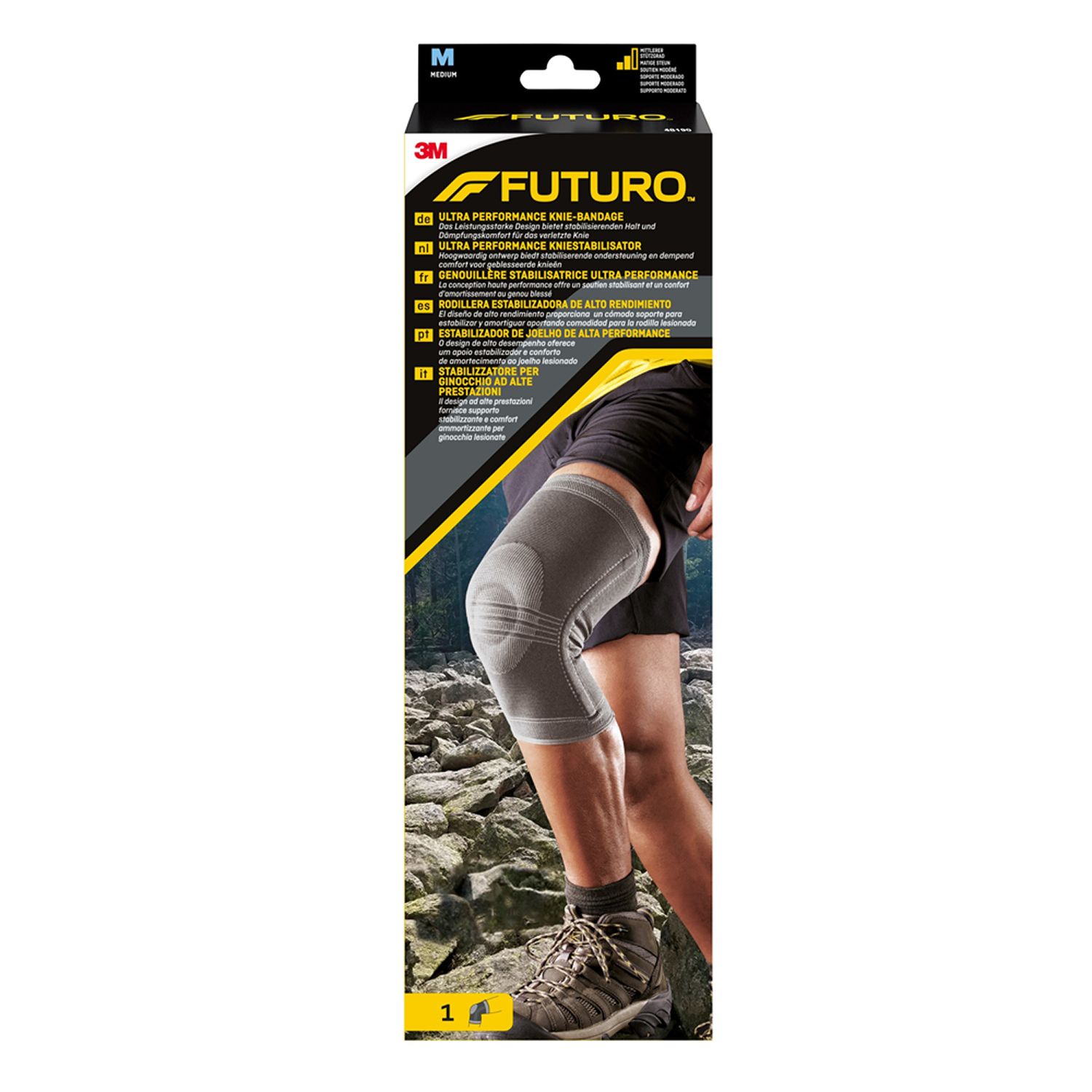FUTURO™ Stabilizzatore per ginocchio ad alte prestazioni 48191, M 1 pz Bendaggio/i