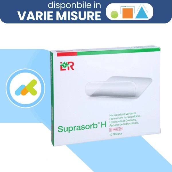 Lohmann & Rauscher - Suprasorb H Medicazione Idrocolloidale Assorbente Cf 10cm X 10cm 10 Pezzi