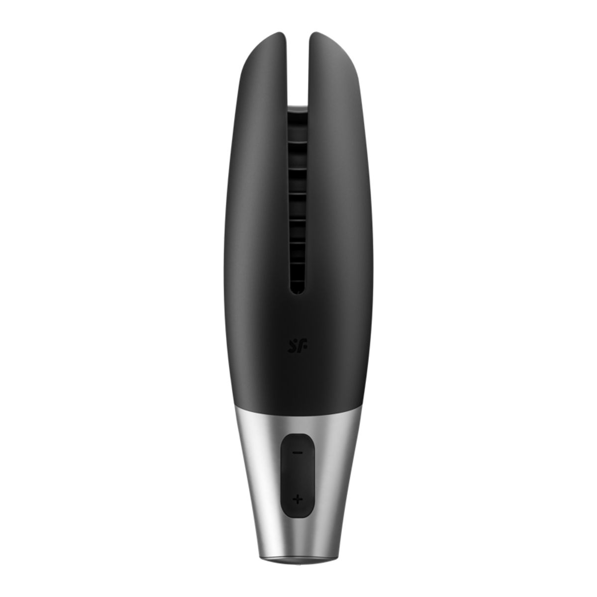 Masturbatore Power - Nero e Argento 1 pz Vibratore