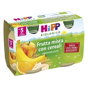 HiPP Frutta mista con cereali 2x125 g Pappa