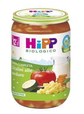 HiPP Pappa completa ditalini alle verdure alimento biologico per lo svezzamento, 250 g — confronto prezzi