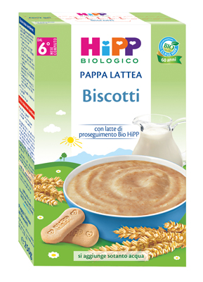 Hipp bio pappa lattea biscotto