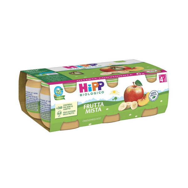 Hipp bio omogeneizzato frutta mista 6x80 g