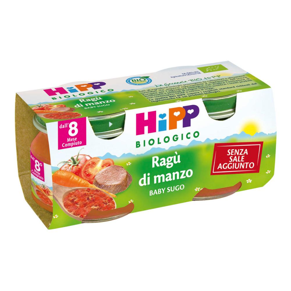 HiPP Bio Sugo Ragù di Manzo 2x80 g 8m+