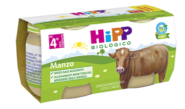 HIPP BIO OMOG MANZO 2X80G — confronto prezzi