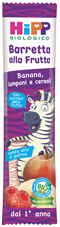 Hipp Barretta Biologica Alla Frutta Banana Lamponi e Cereali dal 1° Anno, 23g — confronto prezzi