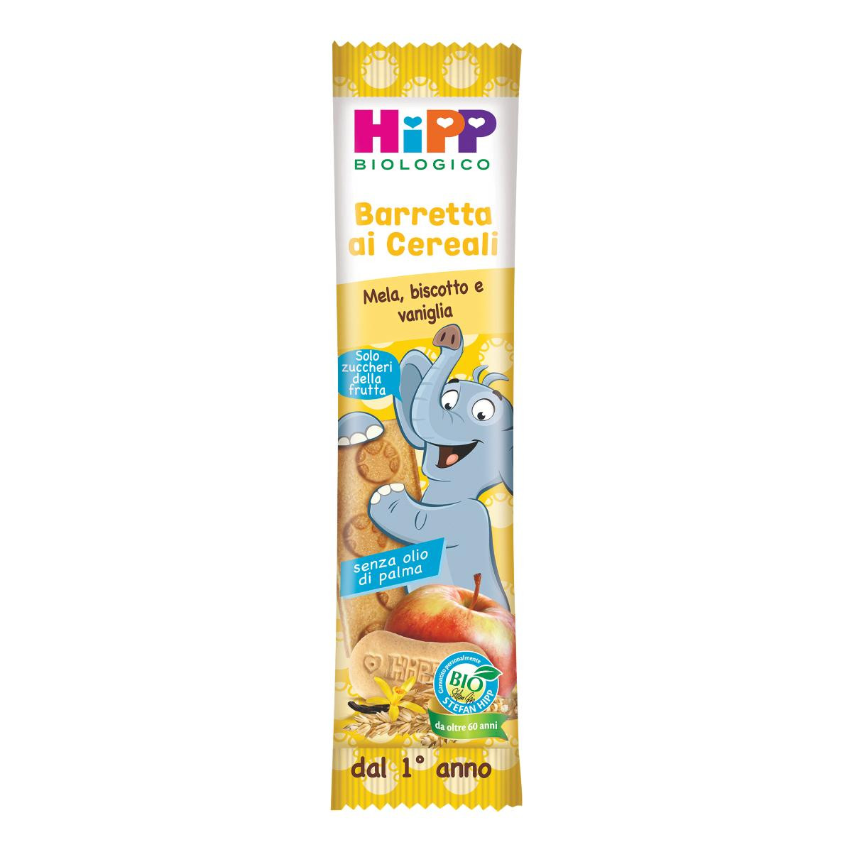 Hipp bio barretta ai cereali mela/biscotto/vaniglia 20 g — confronto prezzi