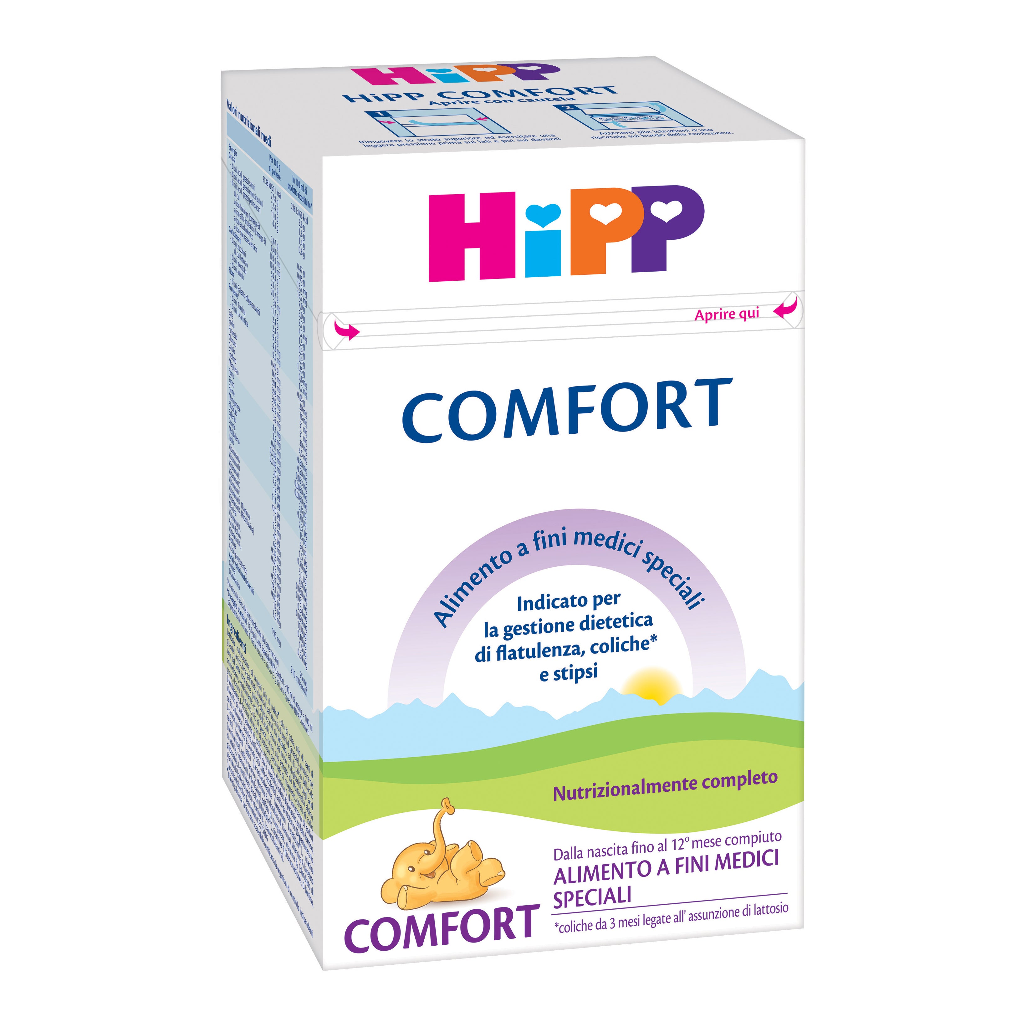 Hipp latte comfort 600 g — confronto prezzi