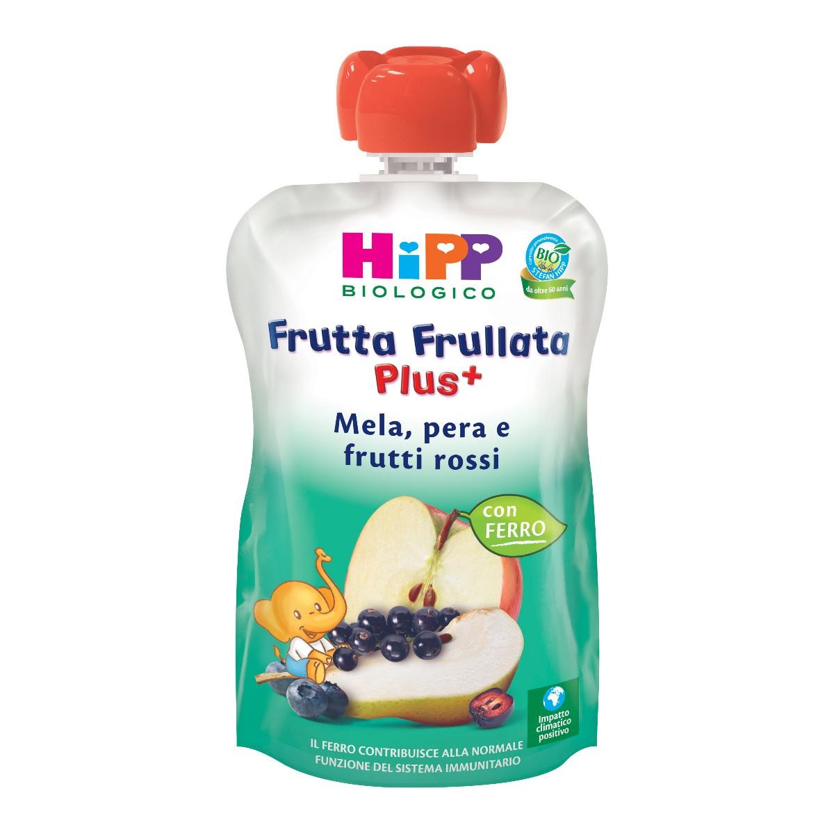 Hipp Mela, pera e frutti rossi + Ferro 90 g Altro — confronto prezzi