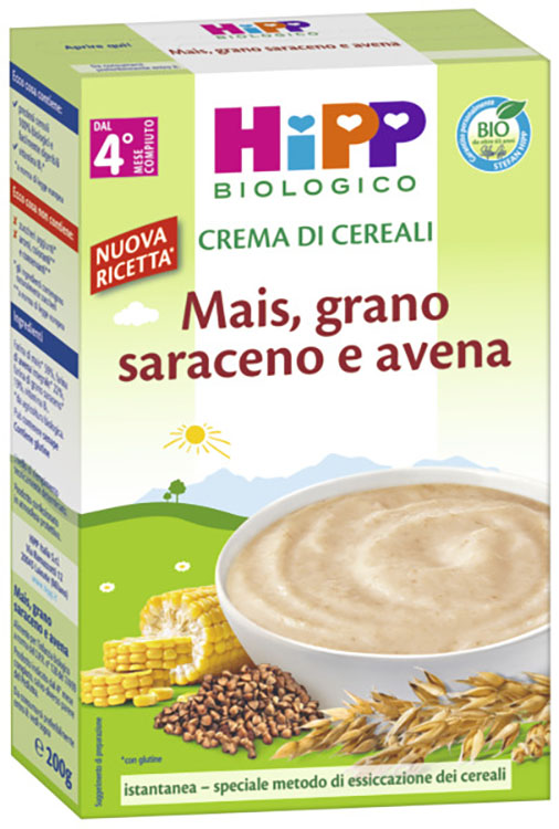 Hipp bio crema cereali mais/gr — confronto prezzi