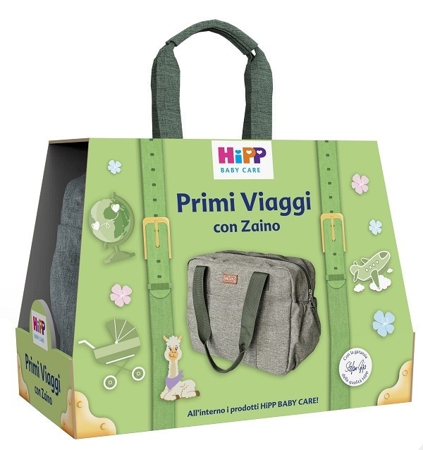 HiPP Cofanetto Primi Viaggi con Zaino per l'igiene e la cura della pelle sensibile, 4 prodotti